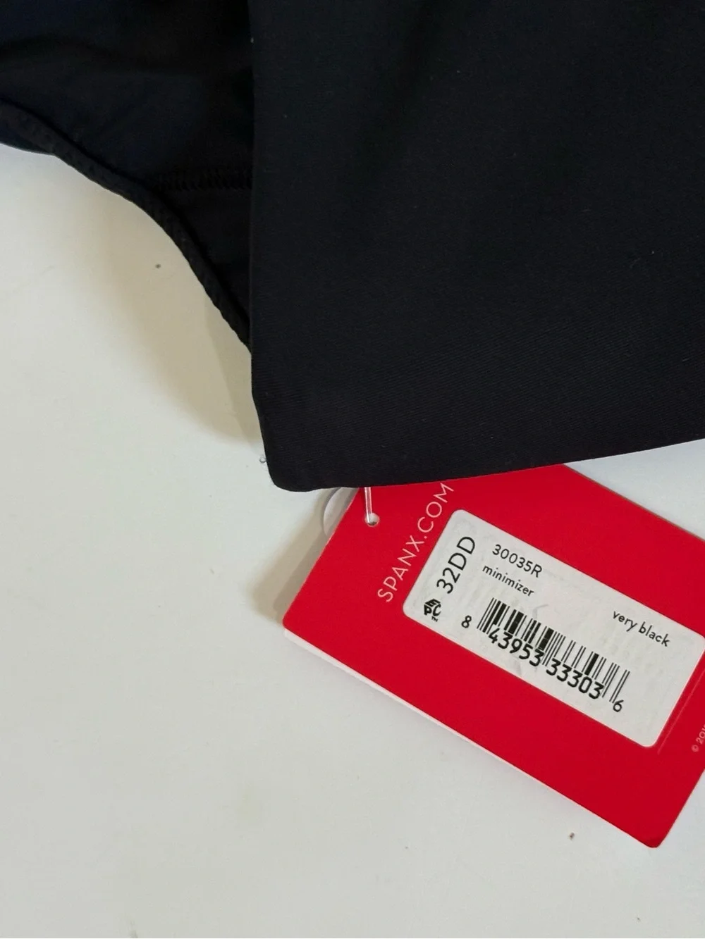 Spanx Low Profile minimizer Bra Black Underwire Size 32DD NEW - Picture 8 of 8
